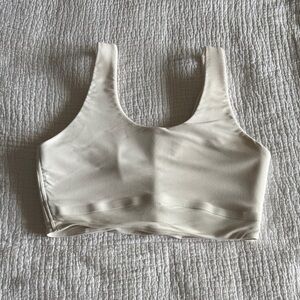 all in motion cream sports bra / M / like new